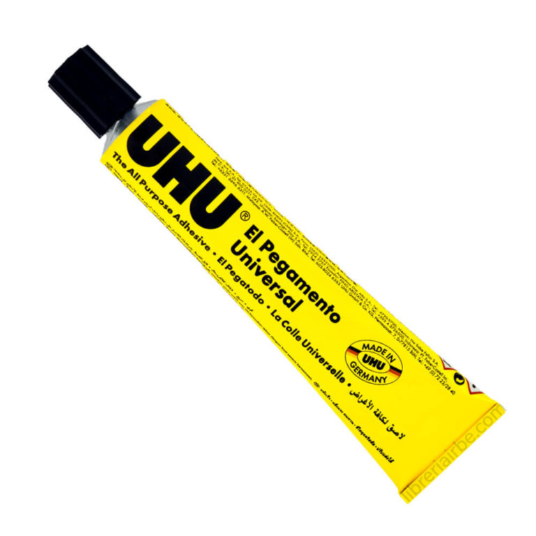 Adhesivo Pegamento Uhu Universal 35ml Corcho Madera Papel Tela Etc