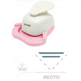 Perforadora Sacabocado Esquinero Scrapbooking Recto 25 Mm