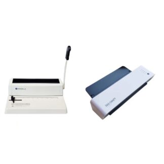 Encuadernadora Anilladora A4 + Plastificadora Laminadora A3