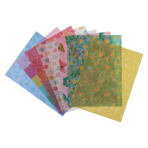 Scrapbooking Vellum Ilustrados Edición Correo 15x20 96gr 8 hojas - Imagen 2