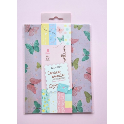 Scrapbooking Vellum Ilustrados Edición Correo 15x20 96gr 8 hojas