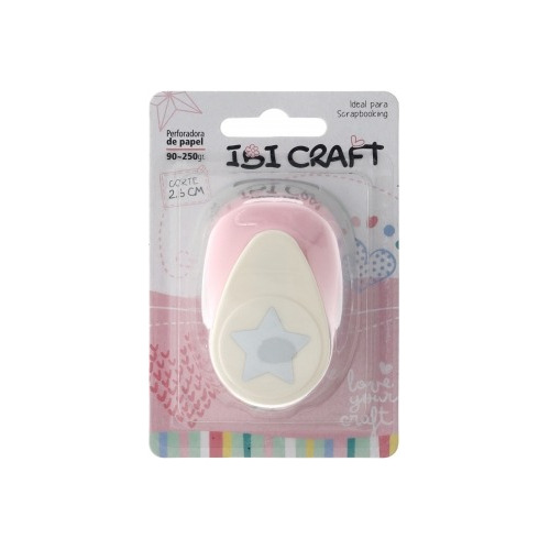 Perforadora Sacabocado Para Papel Estrella 25 mm Ibi Craft
