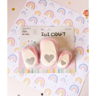 Sacabocado Perforadora Set Corazones Ibi Craft X 3 Unidades