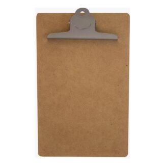 Tabla Porta Block Con Clip A4 Madera Portablock