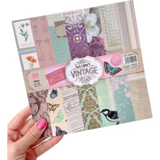 Papel Para Scrapbooking Ibi Craft 28 Hjs 20x20 180gr Vintage