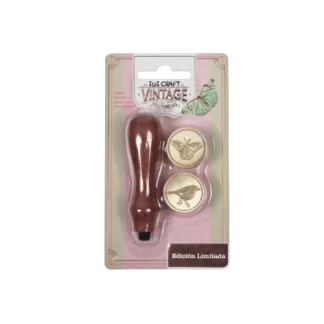 Kit Sello Para Lacre Mango + Bronce X 2 Vintage Ibi Craft
