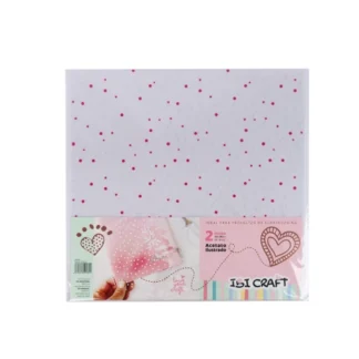 Acetato Ibi Craft Ilustrado 30x30 Cm 2 Hojas Varios Diseño CORAZONES