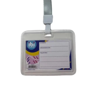 Porta credencial Bolsillo Rigido Portatarjeta Con Cinta X 10 unidades 85 mm x 58 mm