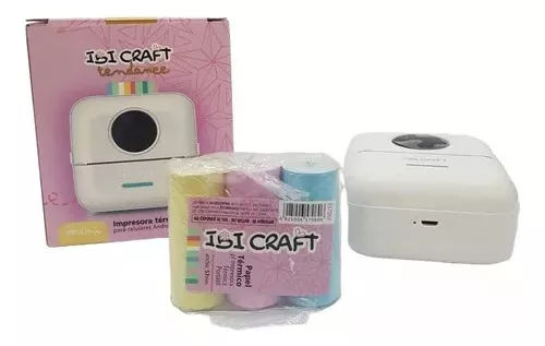 Rollos Pastel Térmico Para Impresora Portátil Termica X 3 rollos Ibi Craft - Imagen 2