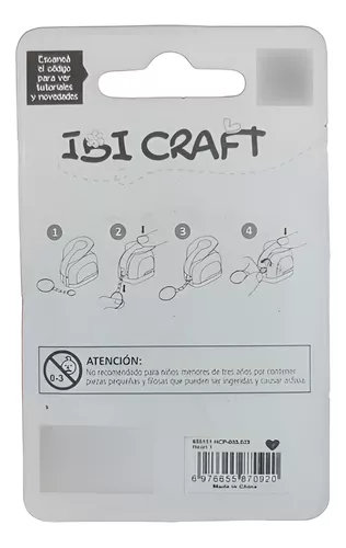 Sacabocado Perforadora Troqueladora Mini Llavero 10 Mm (9,5mm) Corazon Ibi Craft - Imagen 2