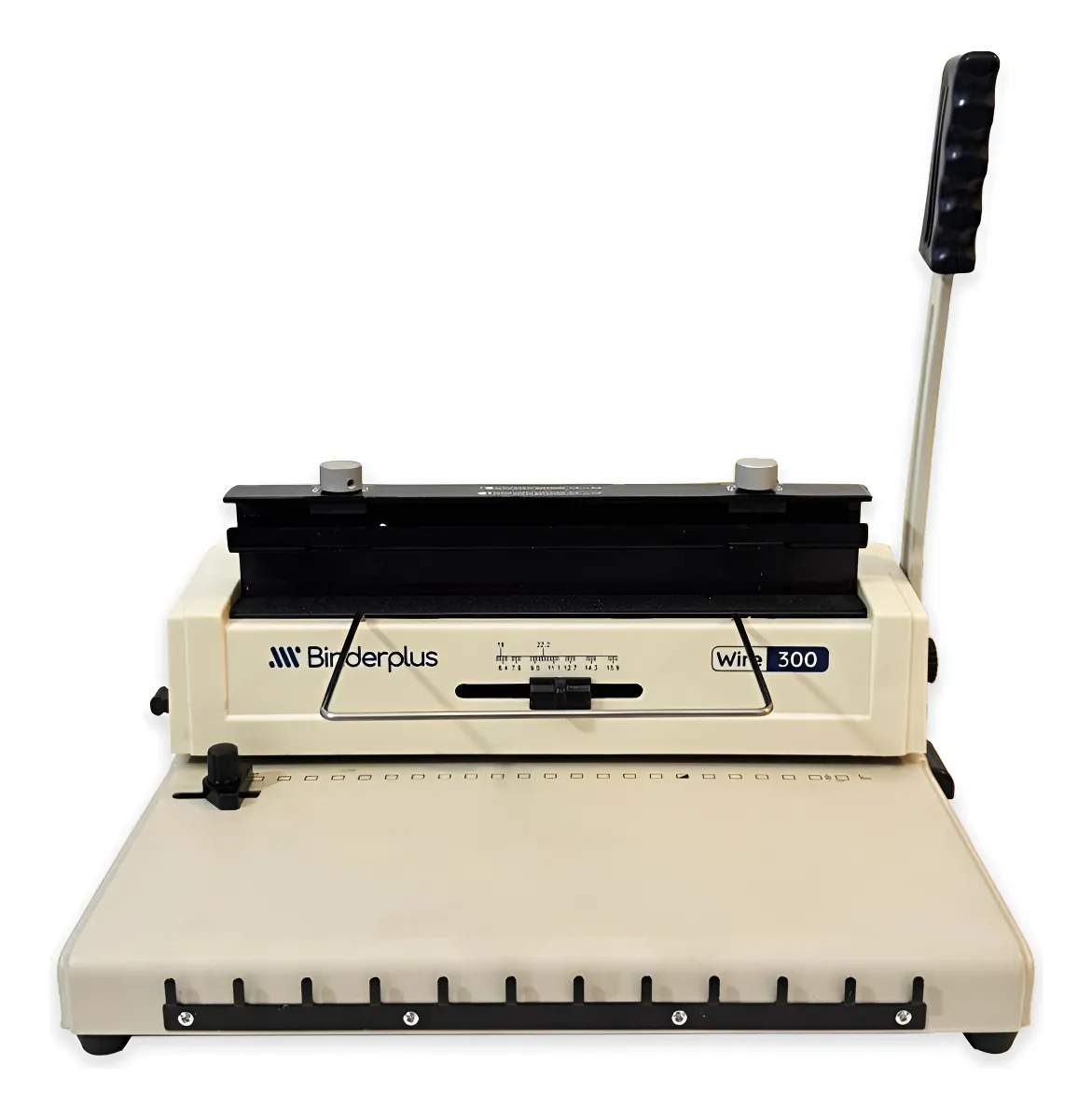 Anilladora Para Doble Alambre A4 12 Hojas Binder Plus Blanco - Imagen 3