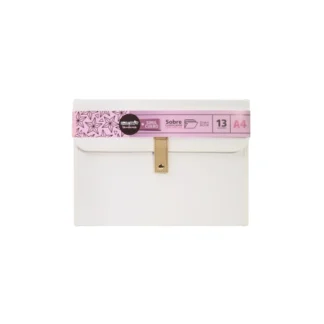 Sobre Clasificador Con Fuelle Cuerina Ibi craft A4 13 Divisiones