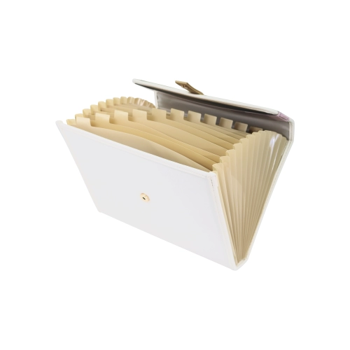 Sobre Clasificador Con Fuelle Cuerina Ibi craft A4 13 Divisiones - Imagen 2