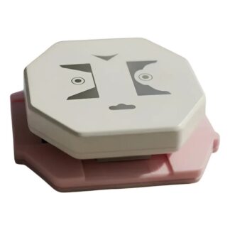Perforadora Tag Esquinero Blister Multiple 4 En 1 Ibi Craft Blanco Rosa Cuádruple