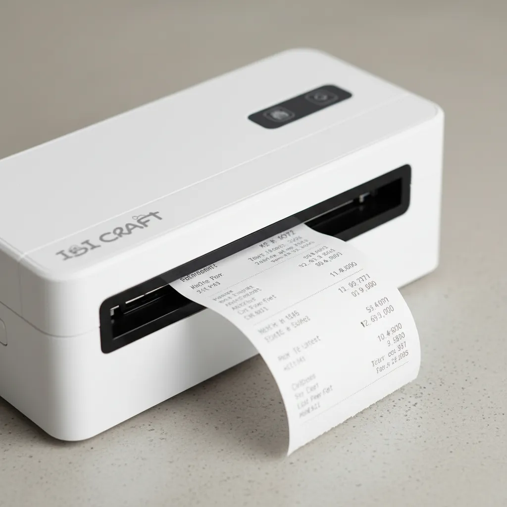 Impresora Térmica Ibicraft Inalámbrica 108mm Ideal Envíos Blanco - Imagen 4