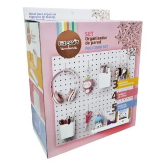 Set Organizador De Pared Ibi Craft 60x54cm Con Accesorios