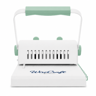 ANILLADORA WIRECRAFT DOBLE ALAMBRE PERFORACIONES CUADRADAS