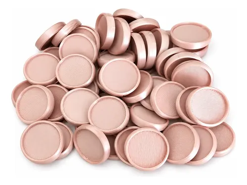 Discos De Encuadernacion Expansion 24 Mm X 50 Unidades Rosa Pálido