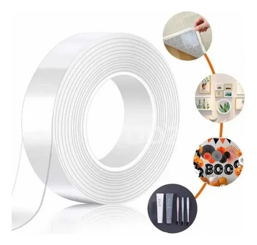 Cinta Nano Ibi Craft Doble Cara Transparente Transparente - Imagen 3