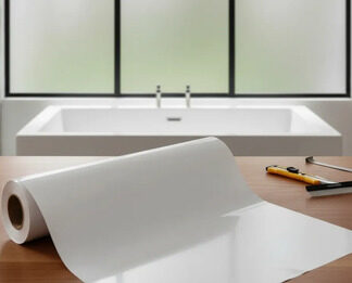 Rollo Vinilo Contac Esmerilado Ventanas Mamparas Privacidad 60 Cm De Ancho X 30 Metros De Largo 18 M2