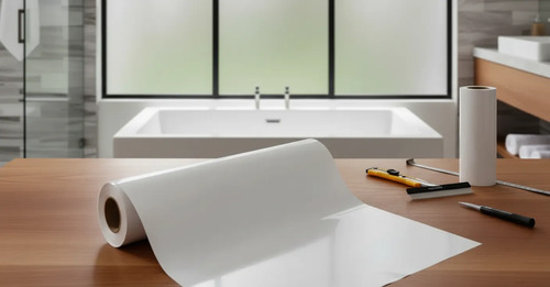 Rollo Vinilo Contac Esmerilado Ventanas Mamparas Privacidad 60 Cm De Ancho X 30 Metros De Largo 18 M2