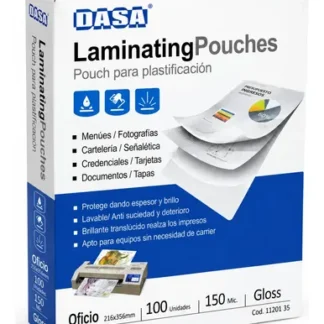Pouch Plastificado Caliente Oficio Dasa 150 Micrones X 100