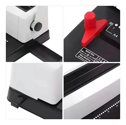Espiraladora Laminadora A3 Guillotina Abrochadora Revista - Imagen 3