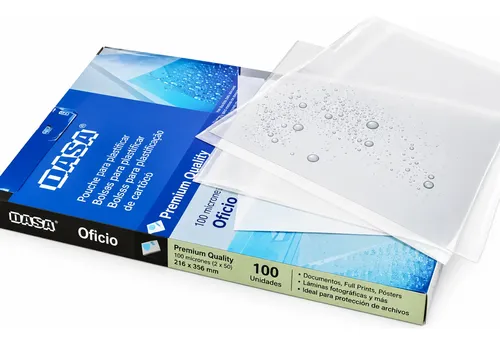 Pouch Plastificado Caliente Oficio Dasa 150 Micrones X 100 - Imagen 4