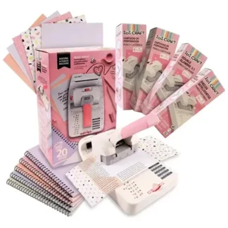 Combo Encuadernadora Multisistema Ibi Craft + 4 Cassette Rosa