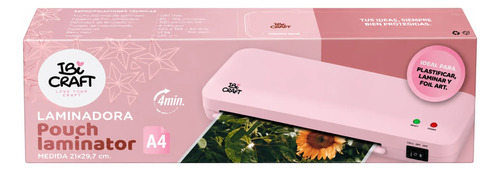 Plastificadora Laminadora A4 Ibi Craft Rosa - Imagen 2