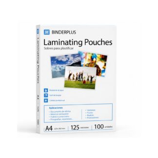 Pouch A4 Para Plastificado Binderplus 125 Micrones X 100