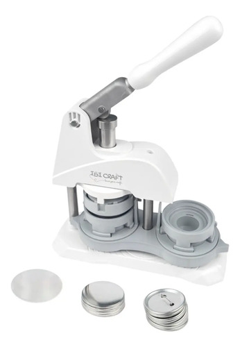 Máquina Para Hacer Pins Personalizados 58 Mm. Ibi Craft Blanco Ibi Pinmakers - Imagen 2