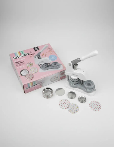 Máquina Para Hacer Pins Personalizados 58 Mm. Ibi Craft Blanco Ibi Pinmakers - Imagen 7