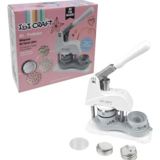 Máquina Para Hacer Pins Personalizados 58 Mm. Ibi Craft Blanco Ibi Pinmakers